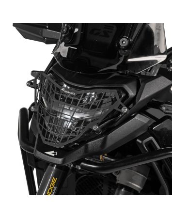Headlamp guard black with quick release fastener for BMW F900GS *OFFROAD USE ONLY*