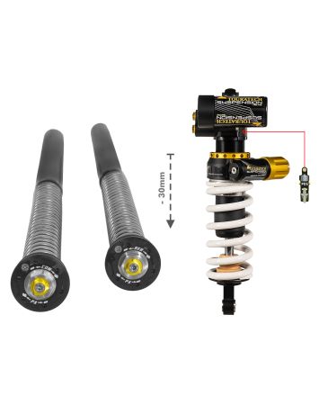 Lowering SET - 30mm Extreme cartridge and shock absorber for KTM 790 Adventure R (2019-)