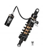 BLACK-T shock absorber stage3 for BMW R18 from 2020 with expansion tank to allow use of the BMW OEM HPA