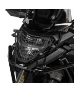 Headlamp guard black with quick release fastener for BMW F900GS *OFFROAD USE ONLY*