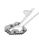 Side stand base extension for BMW F900GS