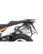 Stainless steel pannier rack black for KTM 890 Adventure/ 890 Adventure R/ 790 Adventure / 790 Adventure R