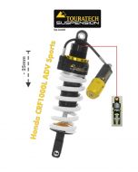 Touratech Suspension lowering (-25mm) for Honda CRF1000L Adventure Sports (2018-) Type Level2