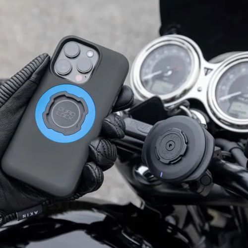 Quad lock wireless charging motorcycle mount on sale