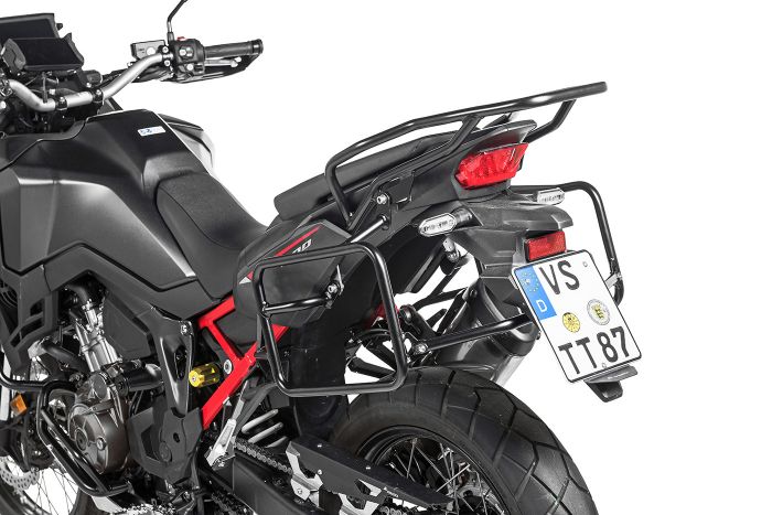 Stainless steel pannier rack black for Honda CRF1100L Africa Twin 2021 Touratech Australia Online shop for motorbike accessories