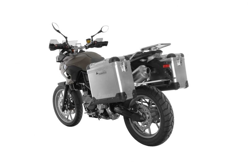 ZEGA Pro aluminium pannier system for BMW F800GS F700GS F650GS Twin