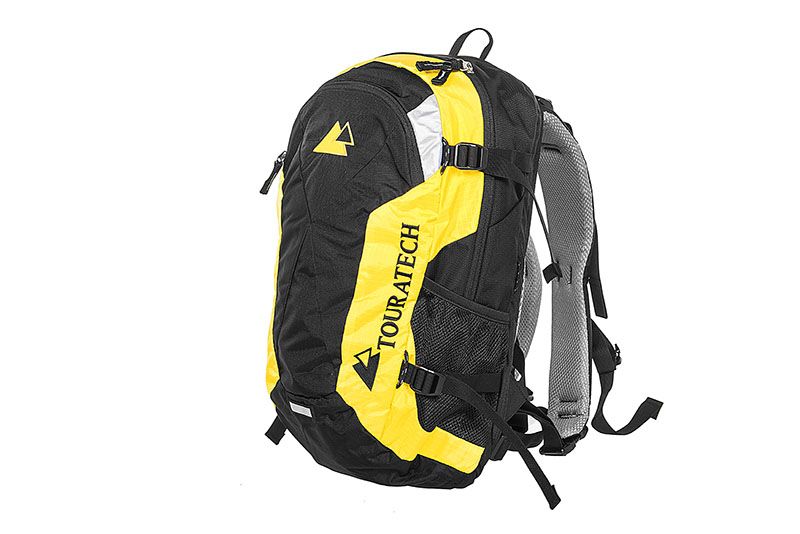 Yellow new arrivals black backpack