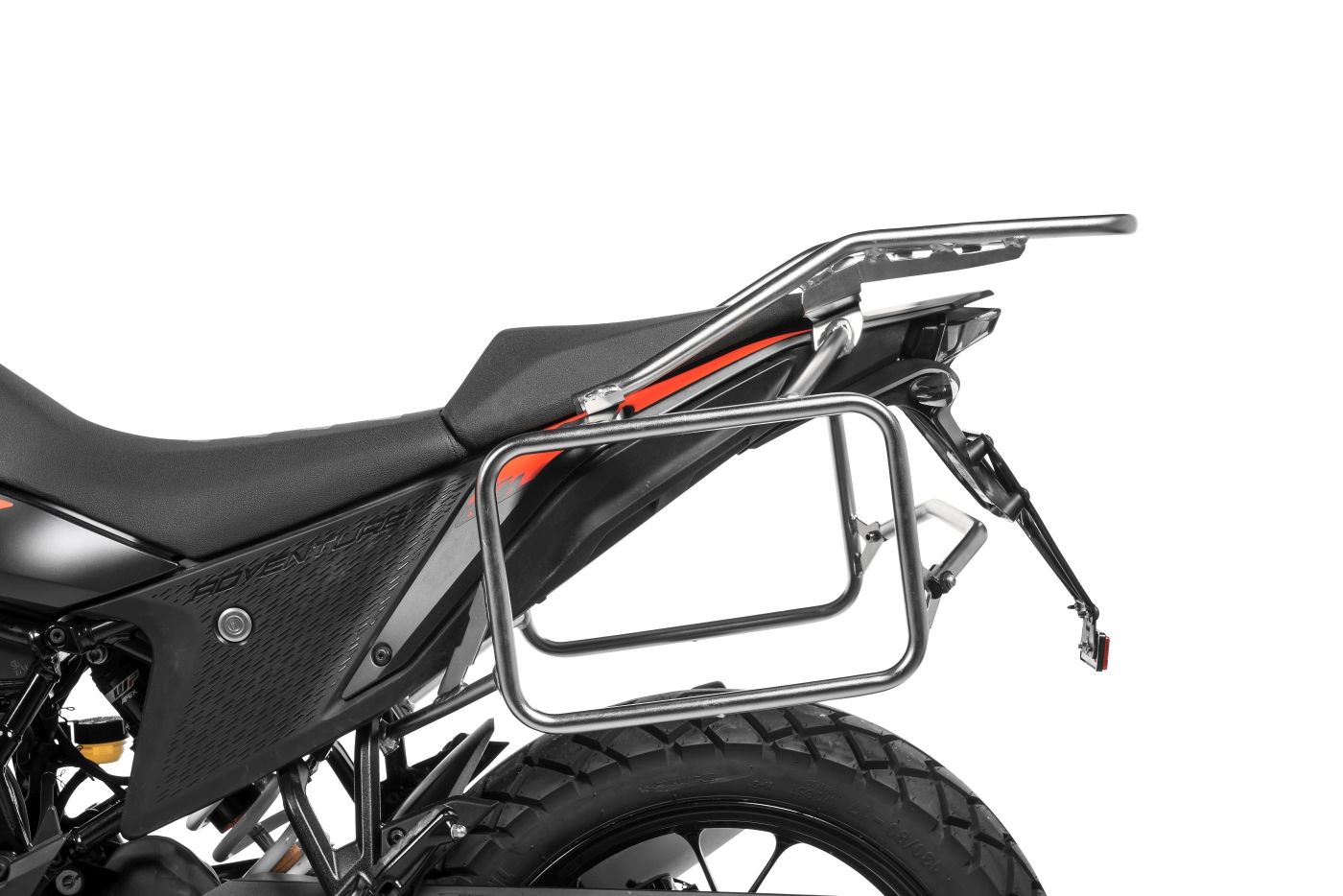 Stainless steel pannier rack for KTM 390 Adventure Touratech Australia Online shop for motorbike accessories