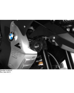LED auxiliary light set left + right fog, black, for BMW R1200GS from 2008 (For motorcycles without Touratech daytime running lights)