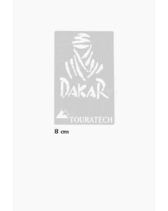 Dakar™ sticker, white, 8 cm