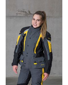 Compañero World2, jacket women, short size 21, yellow